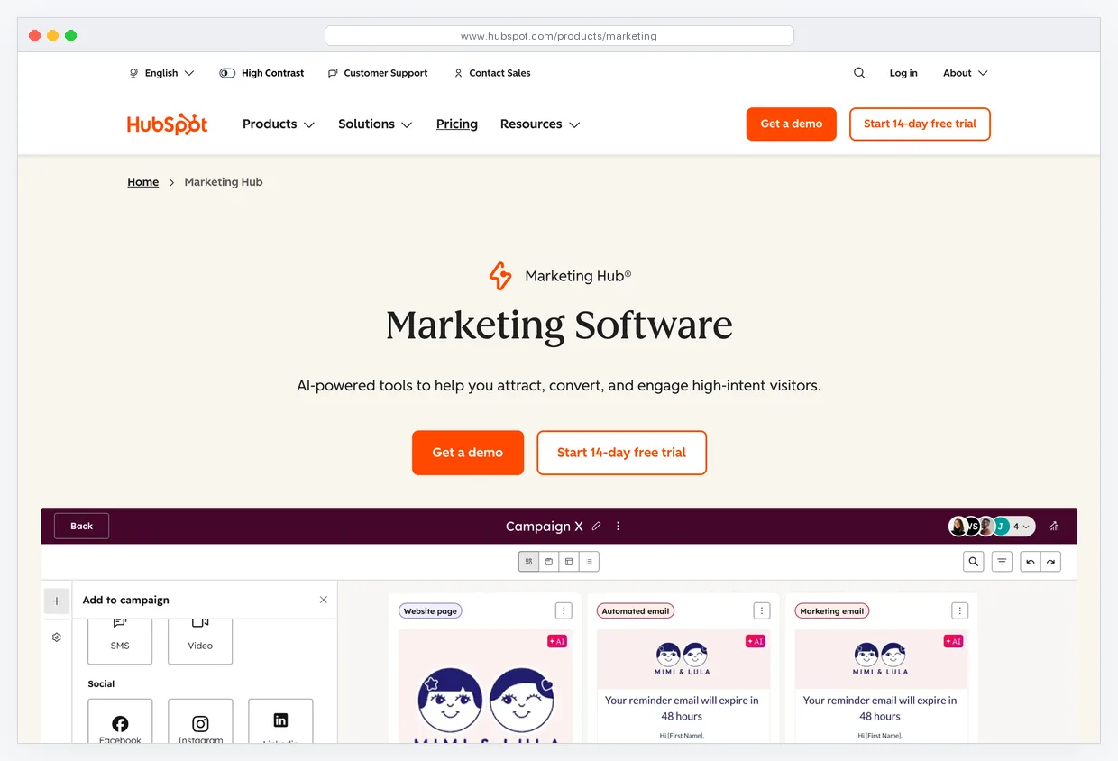 HubSpot CRM
